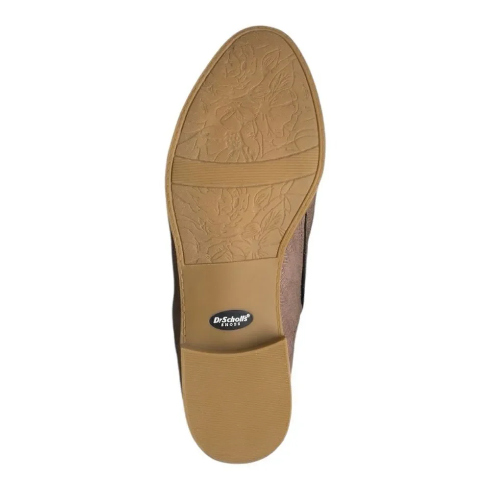 Dr. Scholl’s Women's Ruler Shootie in the Size 9W in Taupe Microfiber